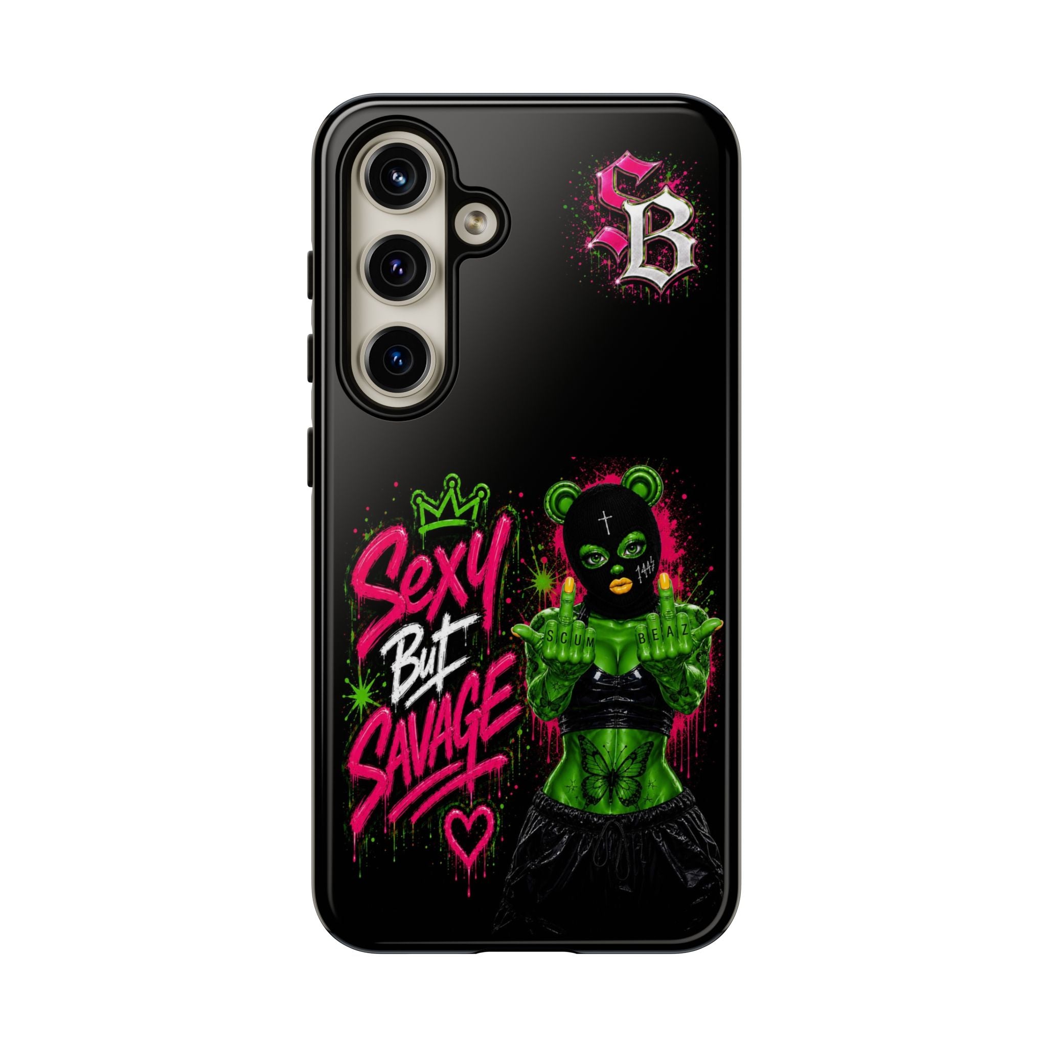 SCUMMIEBEARZ Sexy But Savage Green Remix Tough Cases