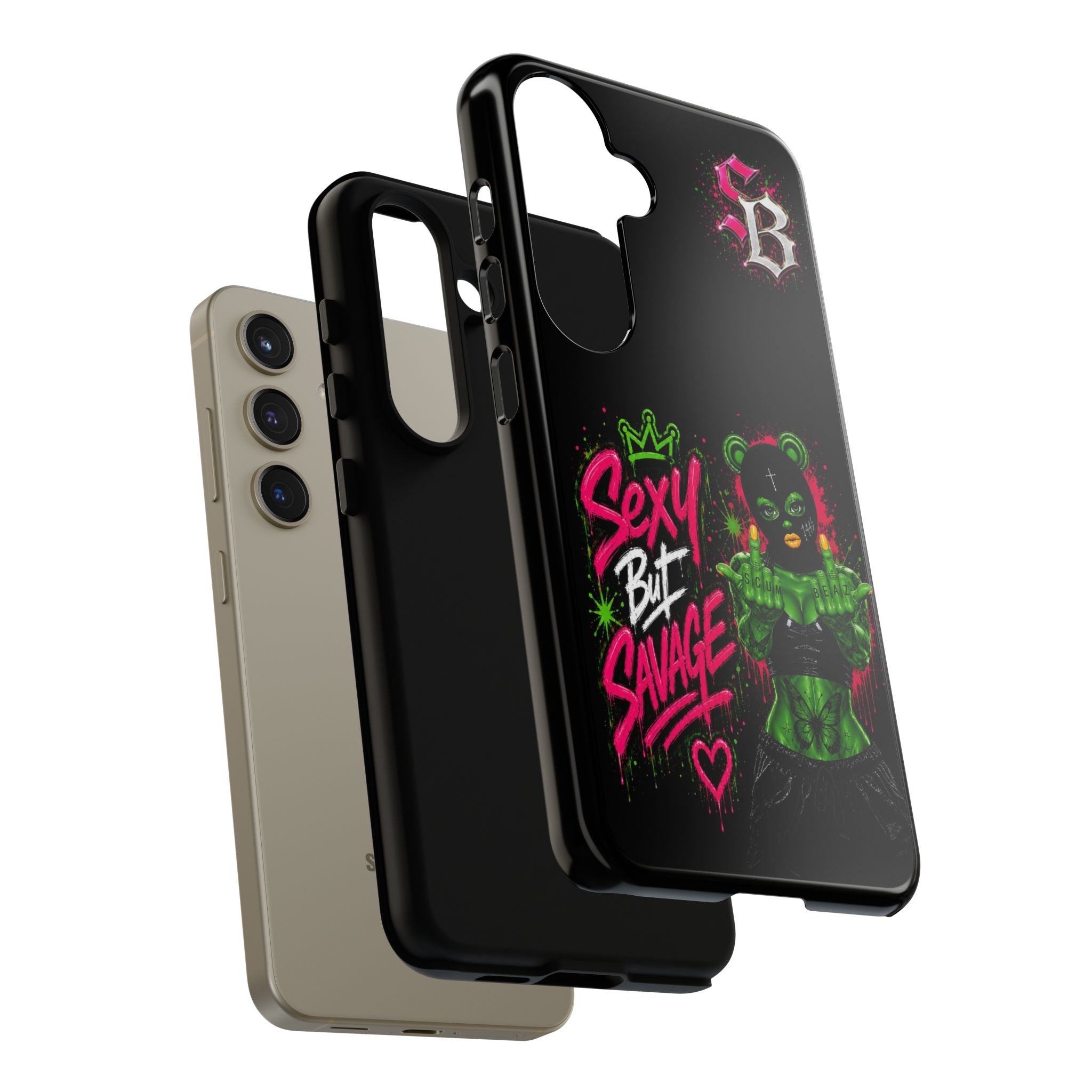 SCUMMIEBEARZ Sexy But Savage Green Remix Tough Cases
