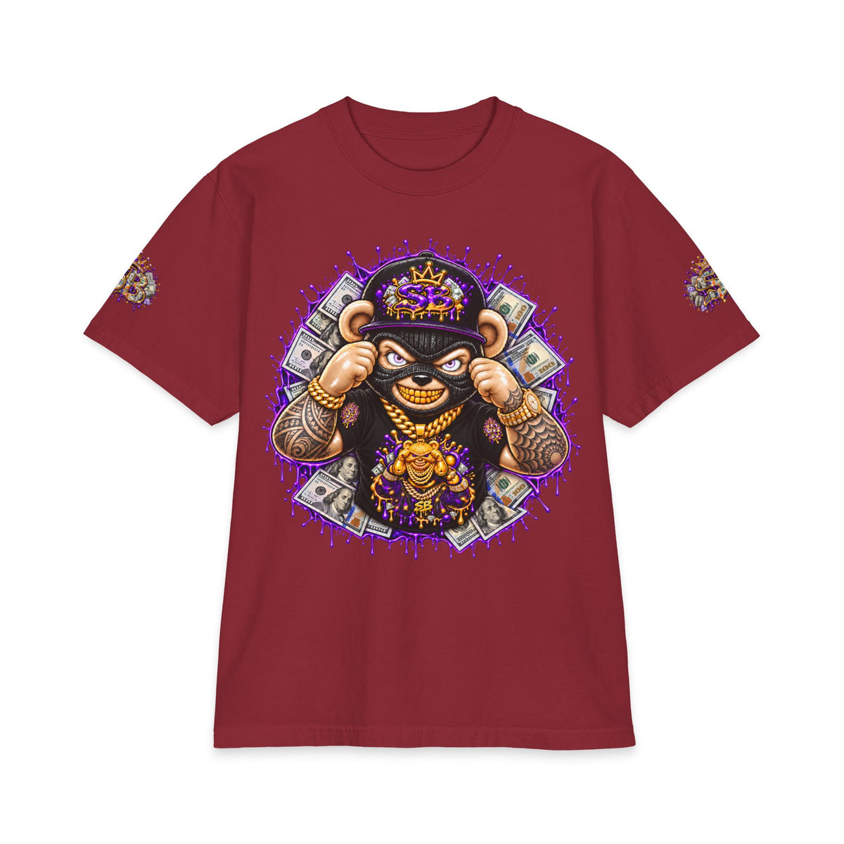 Like Stealing Candy From A Baby Purple Remix | SCUMMIEBEARZ™ Shaka Wear Heavyweight Tee