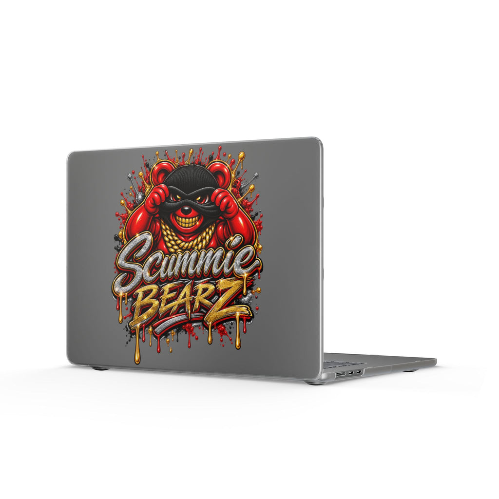 Matte MacBook Cases-SILVER/GOLD MASK LOGO