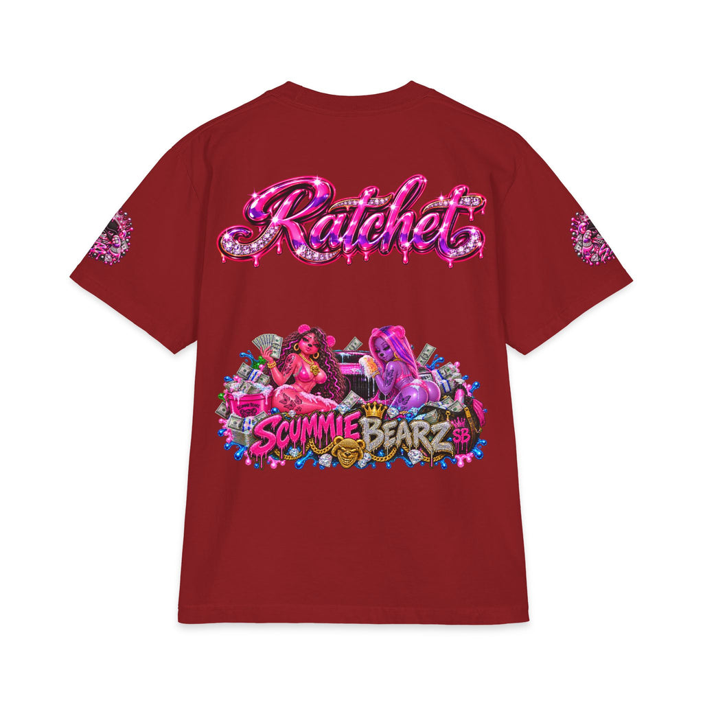 SB Ratchet — Pink/Purple Scummie Girls | SCUMMIEBEARZ™ Shaka Wear Heavyweight Tee