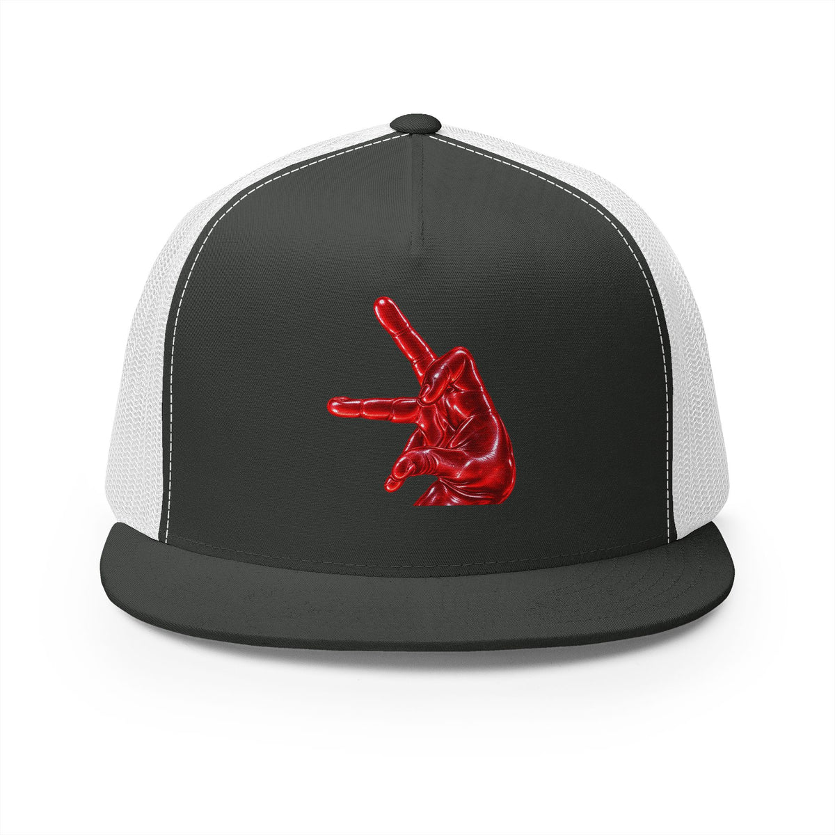 5 Panel Trucker Cap-BLOOD MONEY, HAND LOGO-SCUMMIEBEARZ™️