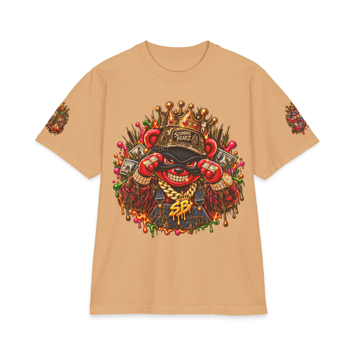 The Three Untryamigos | SCUMMIEBEARZ™ Shaka Wear Heavyweight Tee