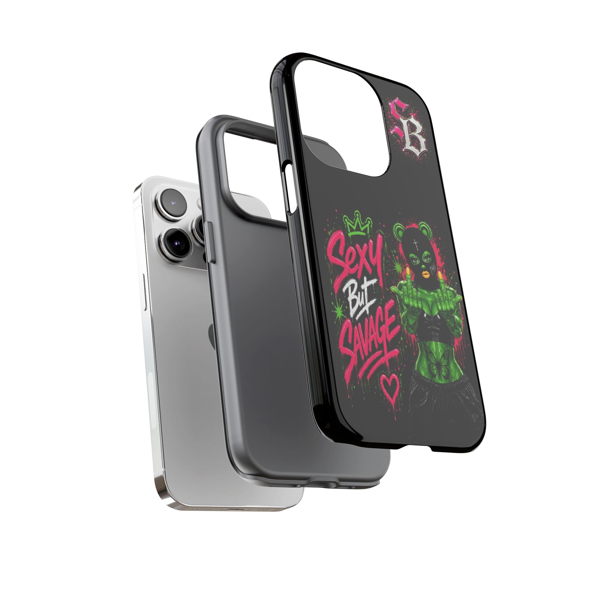 SCUMMIEBEARZ Sexy But Savage Green Remix Tough Cases