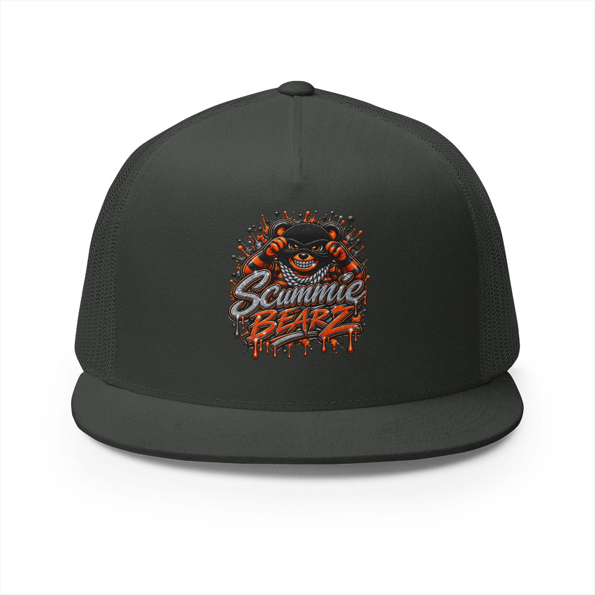 5 Panel Trucker Cap-LOCKED UP MASK LOGO-SCUMMIEBEARZ™