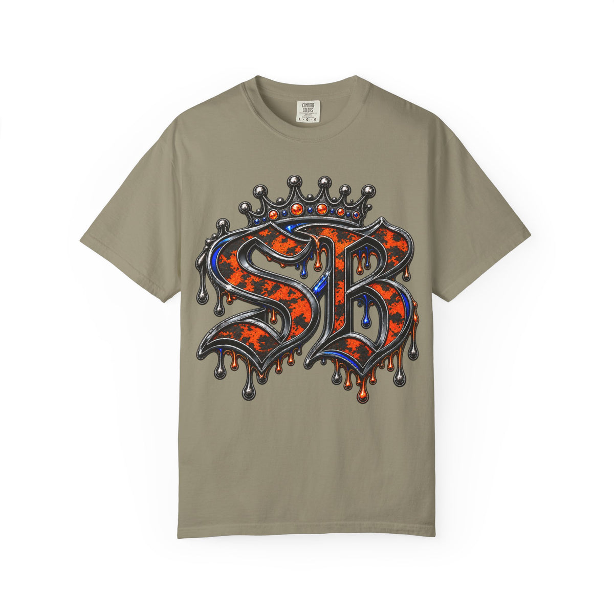 Unisex Garment-Dyed T-SHIRT- POCKET CHECK/SB LOGO-SCUMMIEBEARZ™