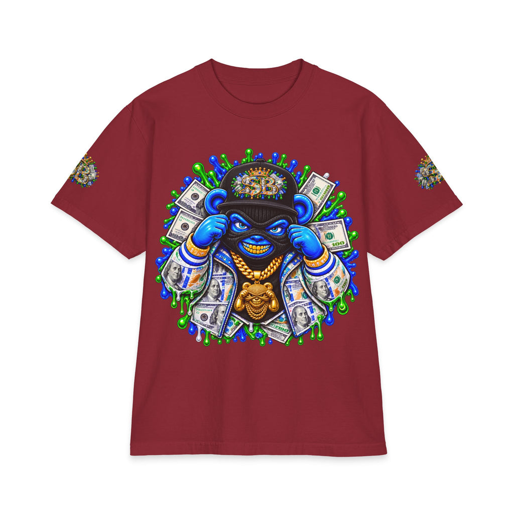 Money, Hungry Green Remix | SCUMMIEBEARZ™ Shaka Wear Heavyweight Tee