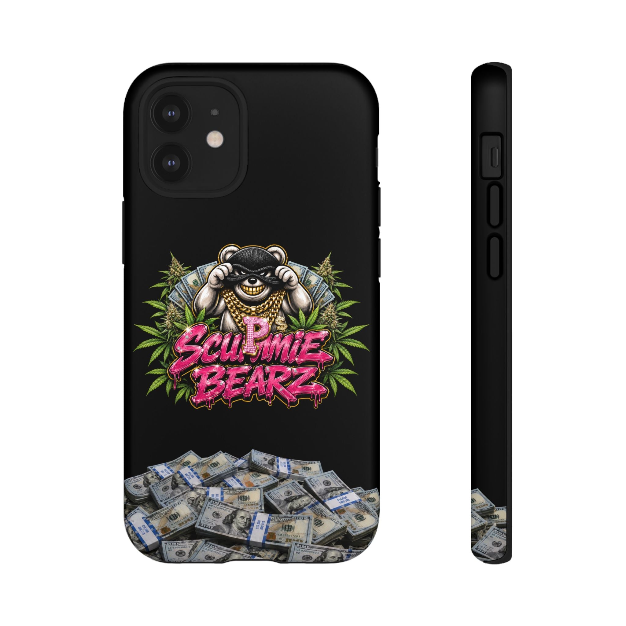 SCUMMIEBEARZ P.M.W. (P***y Money Weed) Logo Tough Cases