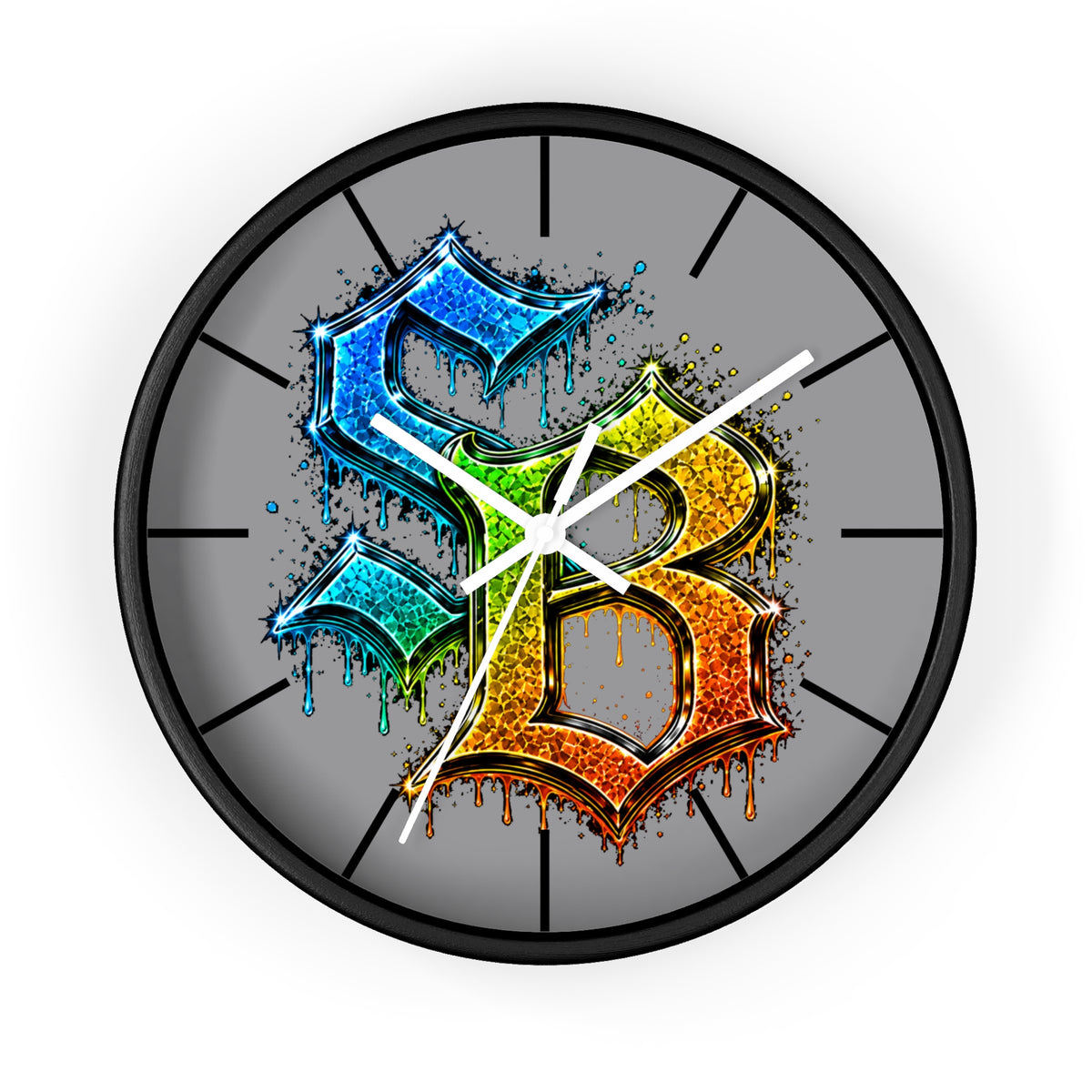 Wall Clock (Rainbow SB Logo)-SCUMMIEBEARZ™️