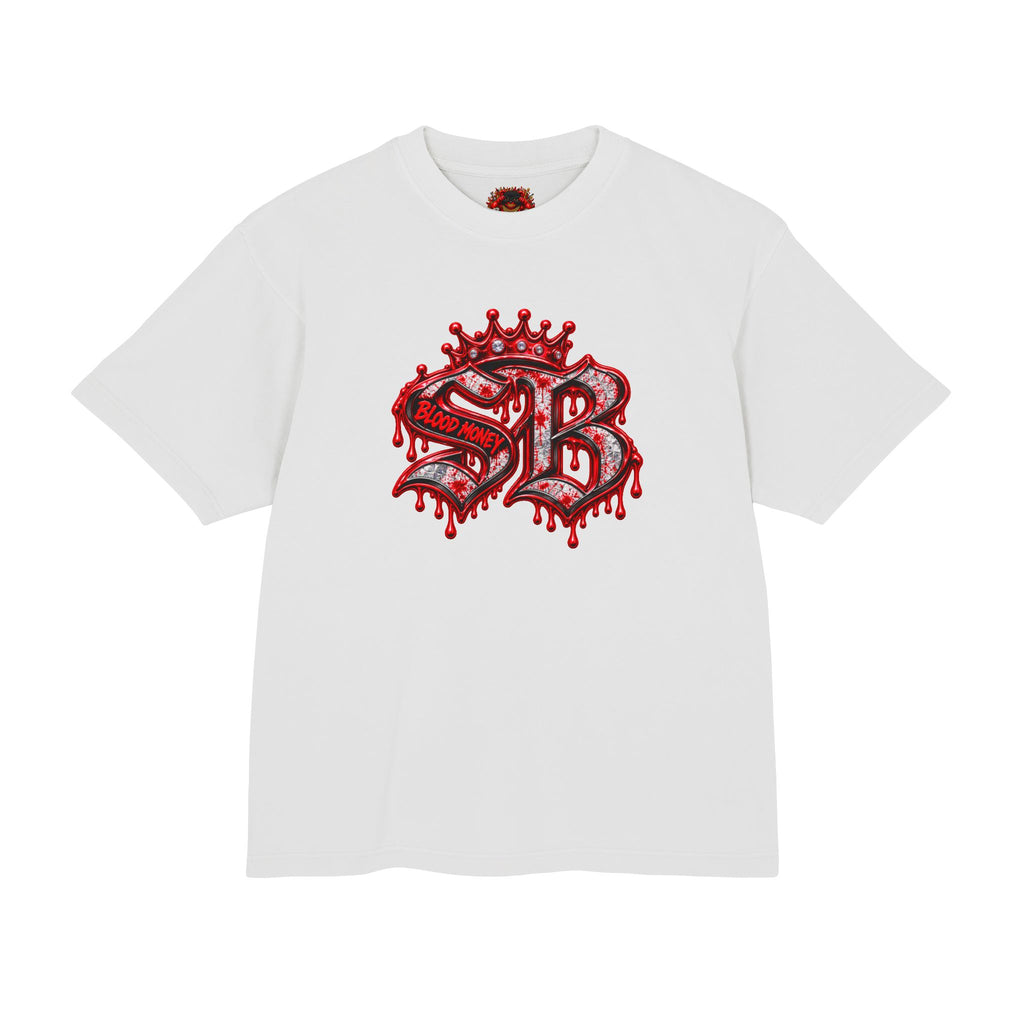 Unisex Urban Heavy Tee-BLOOD MONEY — MONEY, PRESSURE & STREET LOYALTY 🩸💵🔥-SCUMMIEBEARZ™️