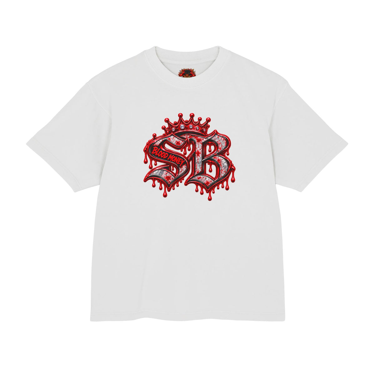 Unisex Urban Heavy Tee-BLOOD MONEY — MONEY, PRESSURE & STREET LOYALTY 🩸💵🔥-SCUMMIEBEARZ™️