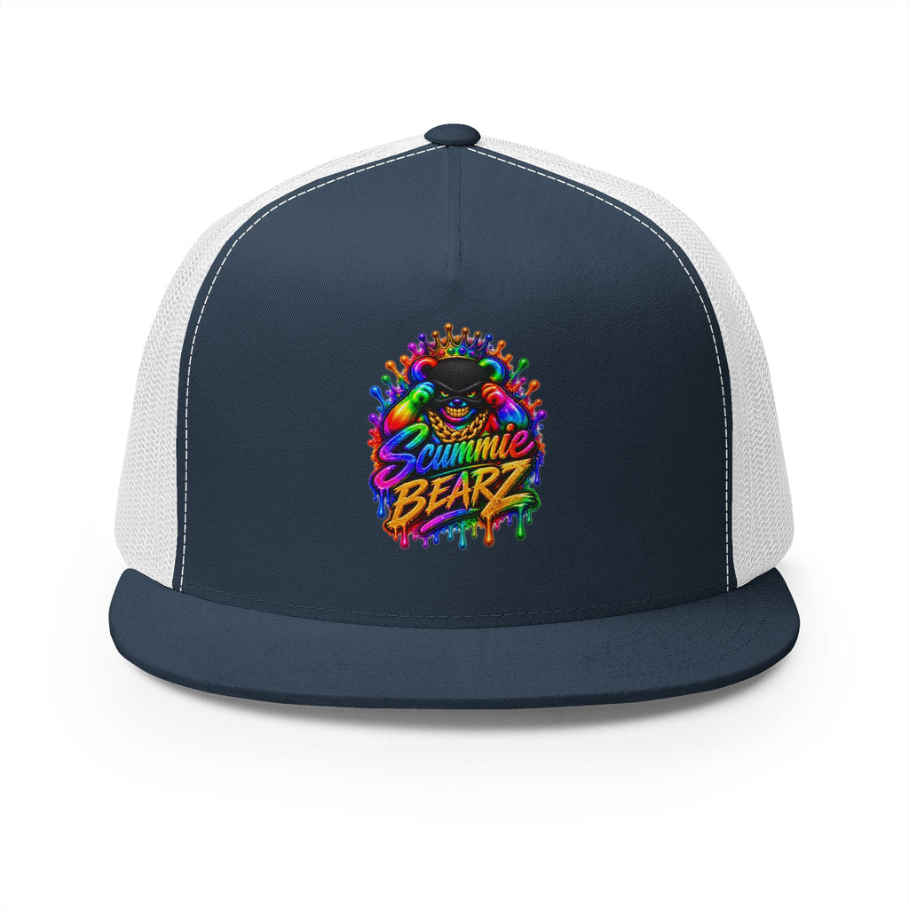 5 Panel Trucker Cap-RAINBOW MASK LOGO-SCUMMIEBEARZ™