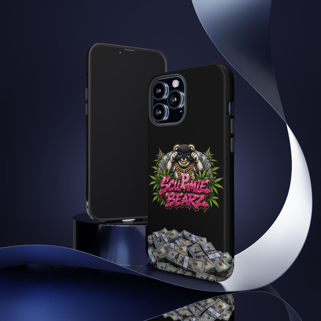 SCUMMIEBEARZ P.M.W. (P***y Money Weed) Logo Tough Cases