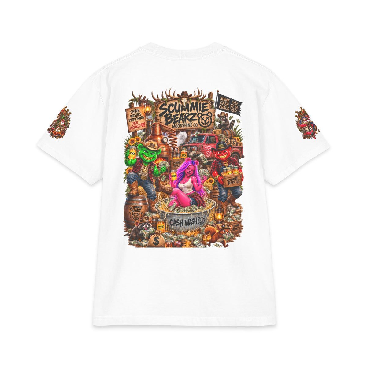 Shine Washes Everything | SCUMMIEBEARZ™ Shaka Wear Heavyweight Tee