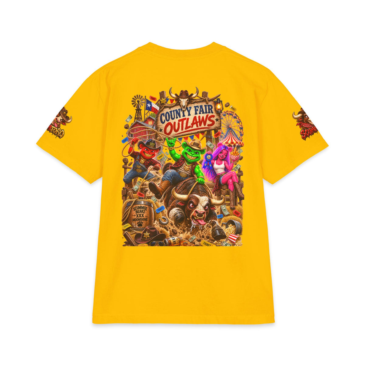 County Fair Outlaws | SCUMMIEBEARZ™ Shaka Wear Heavyweight Tee