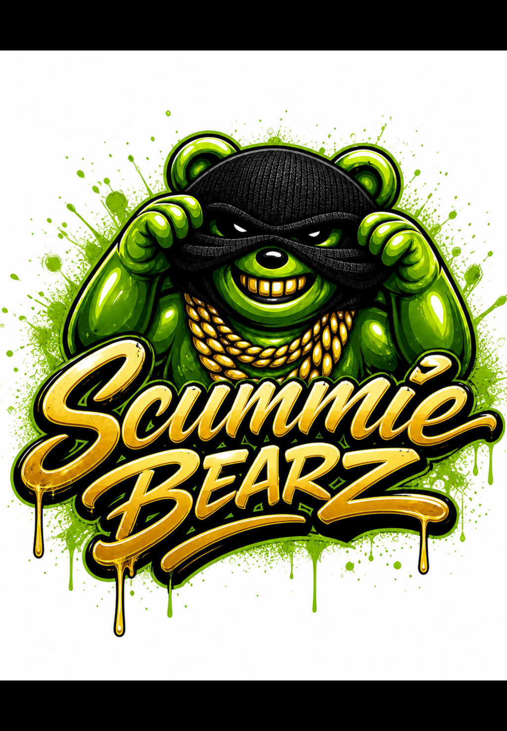 Scummie Bearz Logo Snapback Hat