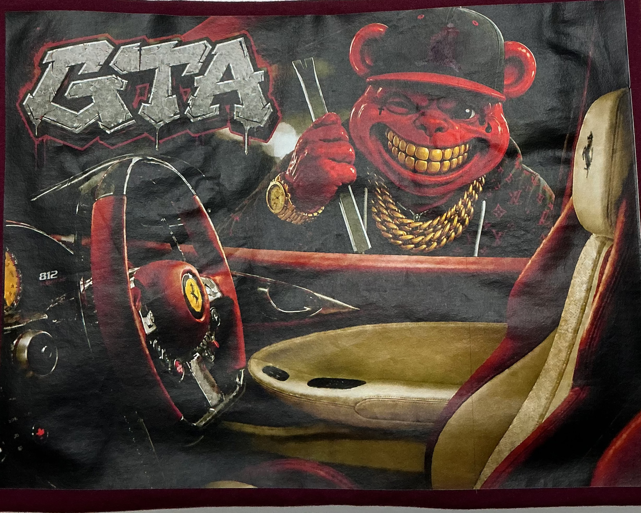 Scummie Bearz GTA Collection "Red 2" Unisex Men's T-Shirt