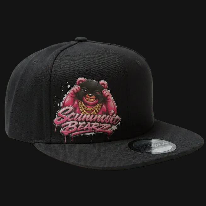 Scummie Bearz Logo Snapback Hat
