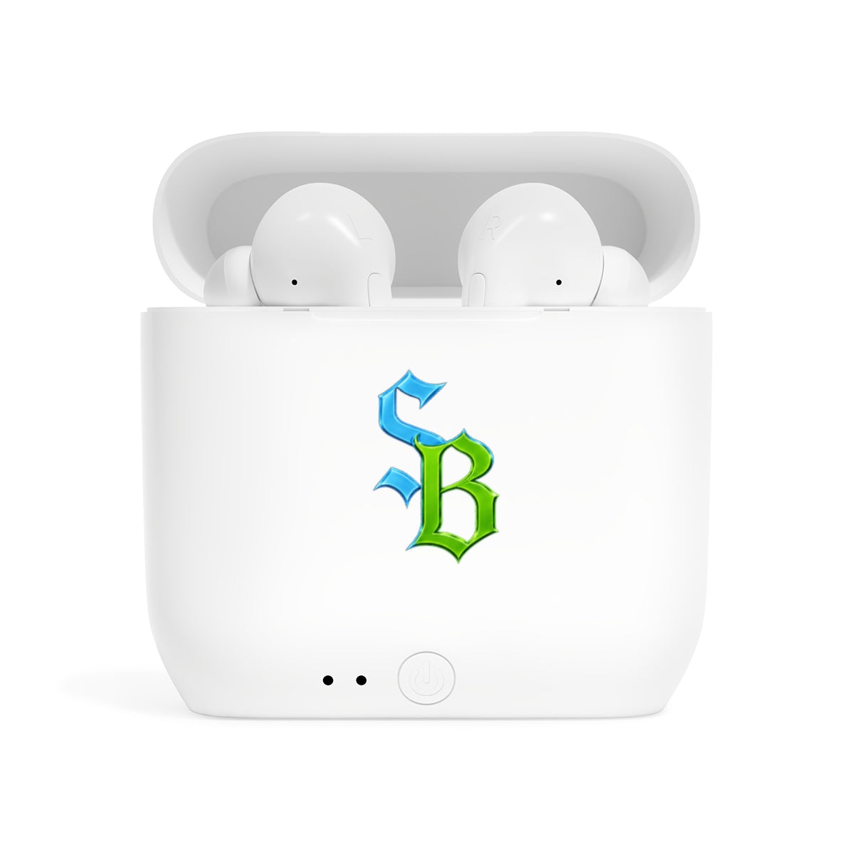 Essos Wireless Earbuds-BLUE/GREEN SB LOGO-SCUMMIEBEARZ 
™️