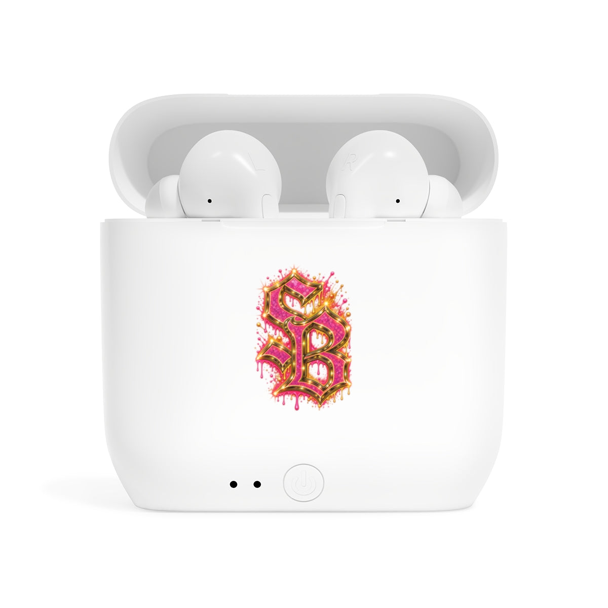 Essos Wireless Earbuds-PINK SB LOGO-SCUMMIEBEARZ™️