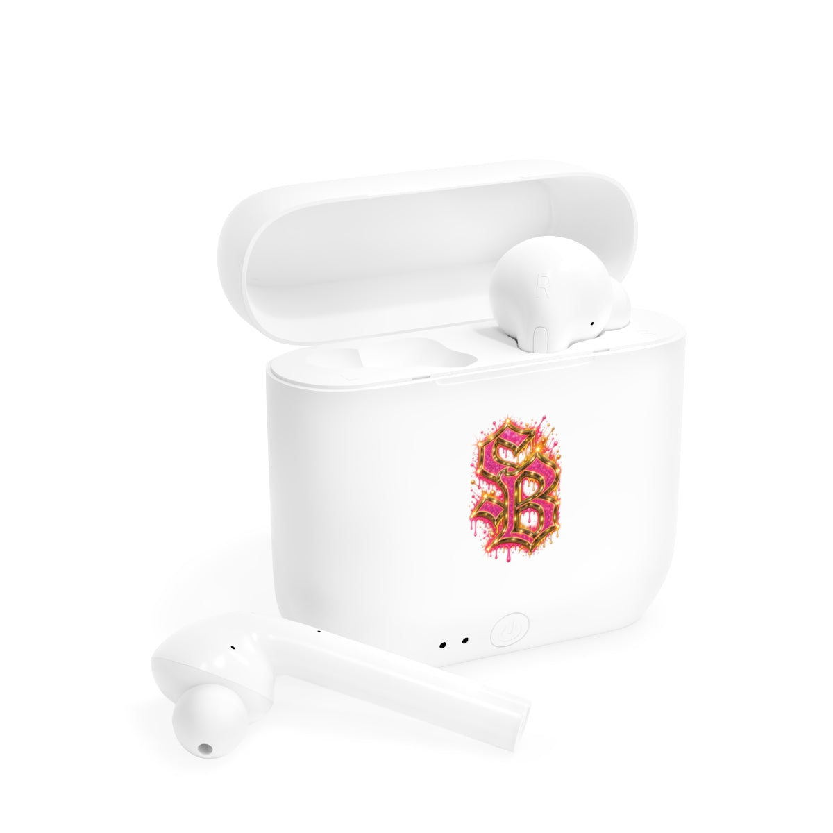 Essos Wireless Earbuds-PINK SB LOGO-SCUMMIEBEARZ™️