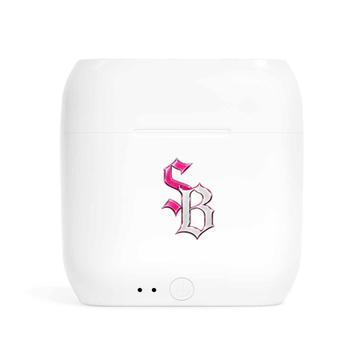Essos Wireless Earbuds-PINK/SILVER SB LOGO-SCUMMIEBEARZ™️