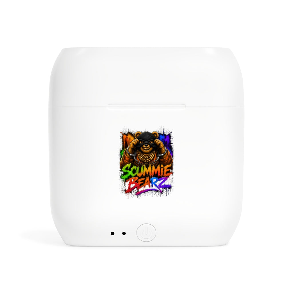 Essos Wireless Earbuds-RAINBOW MASK LOGO-SCUMMIEBEARZ™️