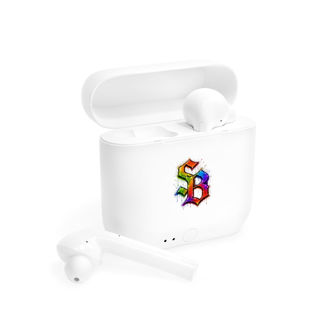 Essos Wireless Earbuds-rainbow sb logo-SCUMMIEBEARZ™️