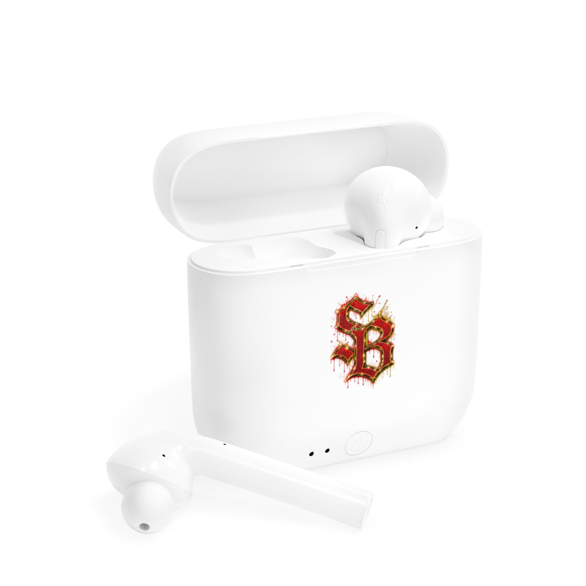 Essos Wireless Earbuds-RED SB LOGO-SCUMMIEBEARZ™️