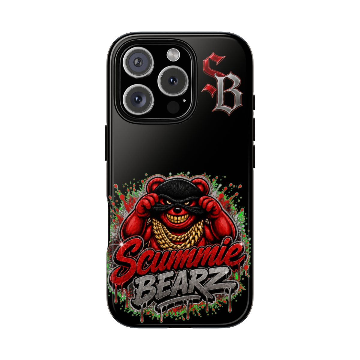 ♦️RED LOGO♦️ Tough Cases-SCUMMIEBEARZ™️