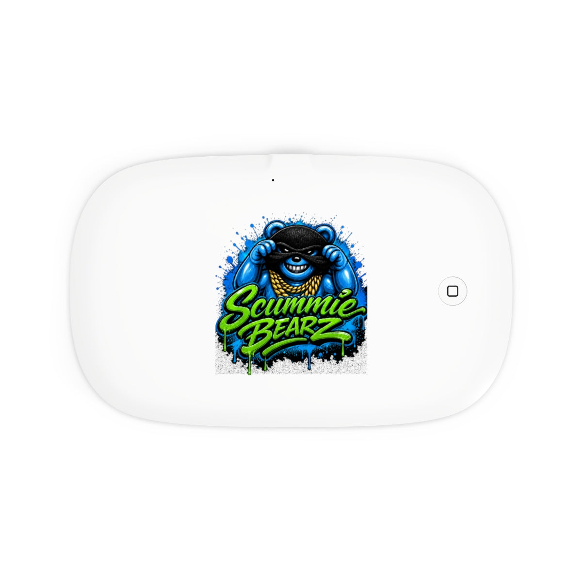 UV Phone Sanitizer and Wireless Charging Pad- BLUE🔵/GREEN🟢 MASK LOGO-SCUMMIEBEARZ™️