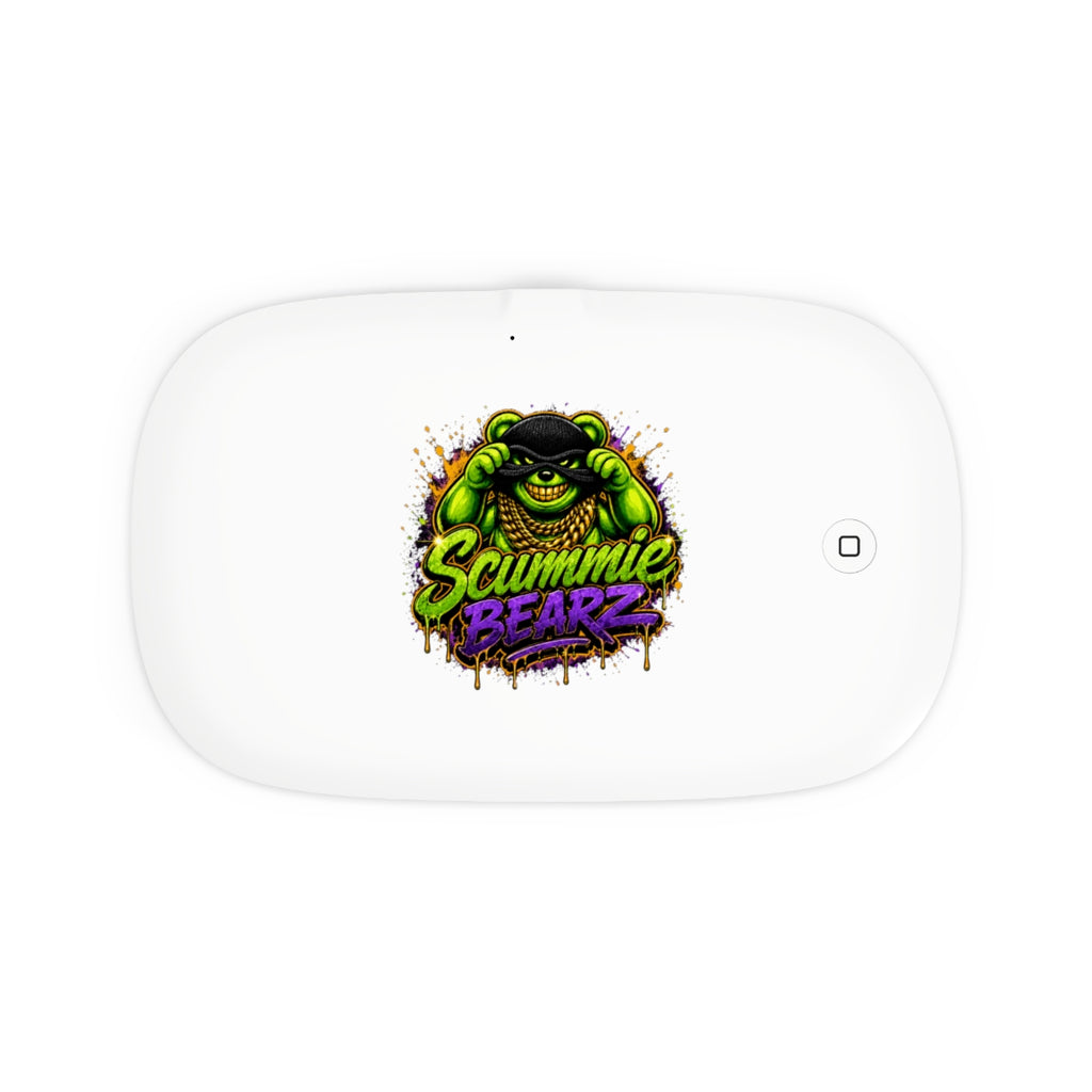 UV Phone Sanitizer and Wireless Charging Pad-GREEN🟢/BLUE🔵 MASK LOGO-SCUMMIEBEARZ™️
