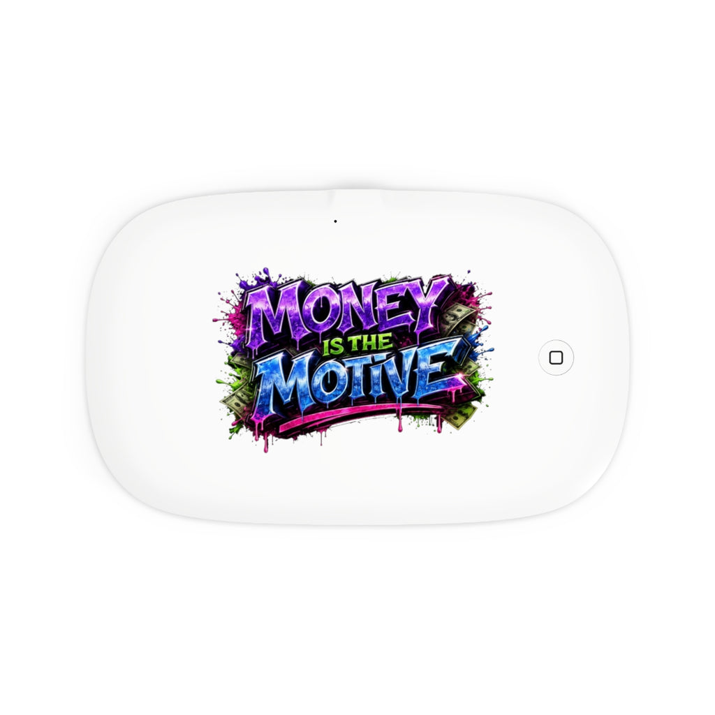 UV Phone Sanitizer and Wireless Charging Pad-MONEY IS THE MOTIVE-SCUMMIEBEARZ™️