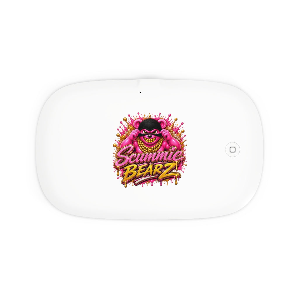 UV Phone Sanitizer and Wireless Charging Pad-PINK MASK LOGO-SCUMMIEBEARZ™