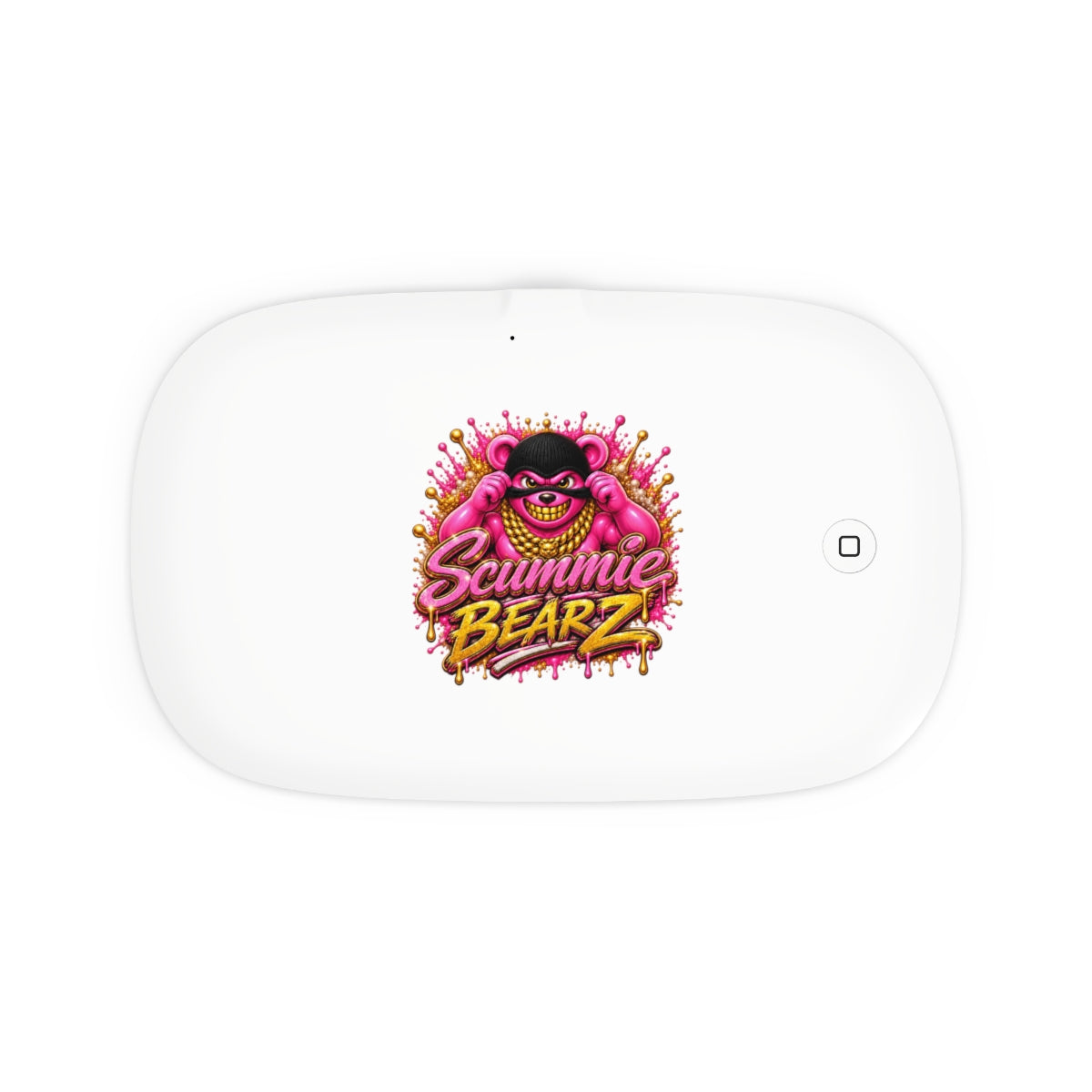 UV Phone Sanitizer and Wireless Charging Pad-PINK MASK LOGO-SCUMMIEBEARZ™
