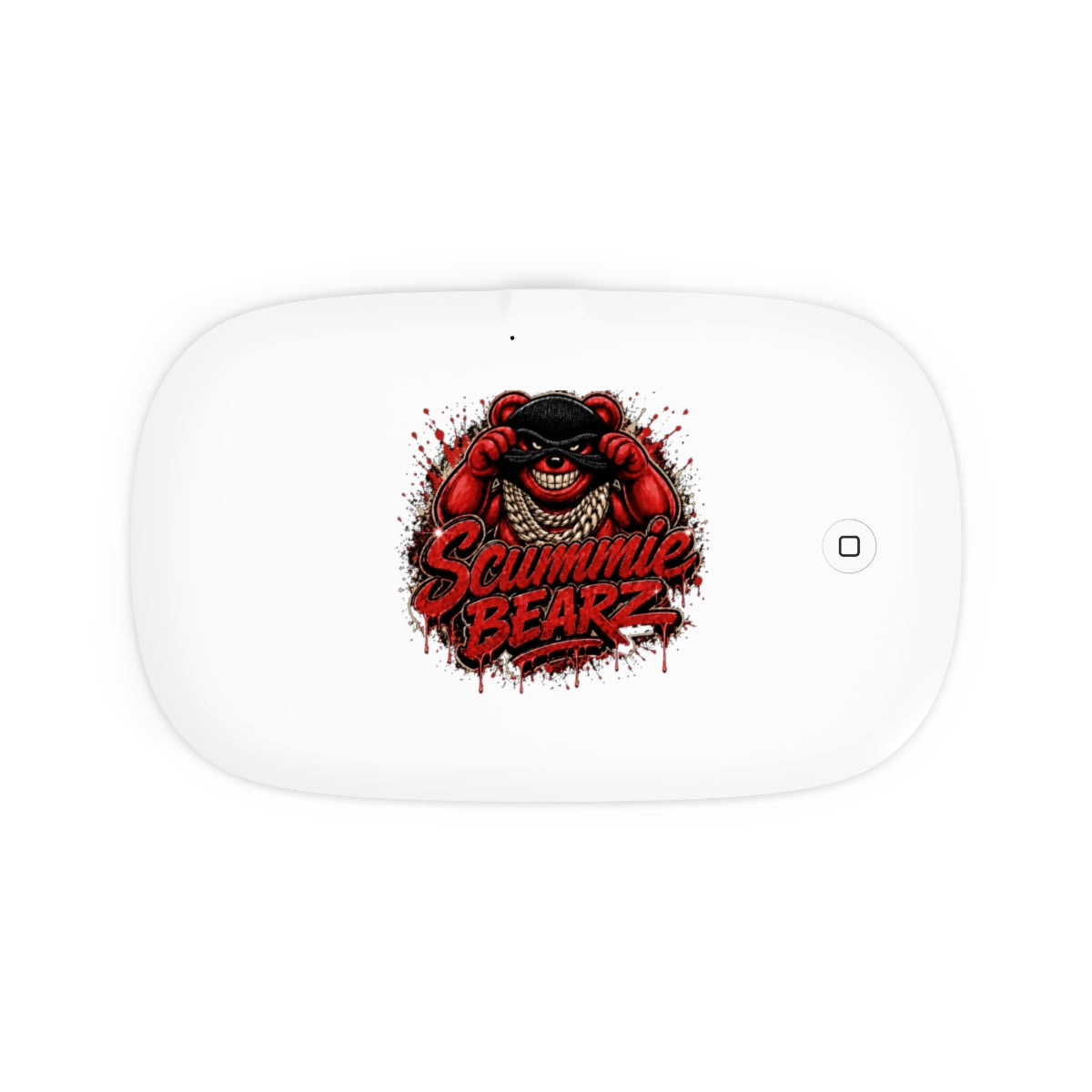 UV Phone Sanitizer and Wireless Charging Pad-RED/BLACK MASK LOGO-SCUMMIEBEARZ™