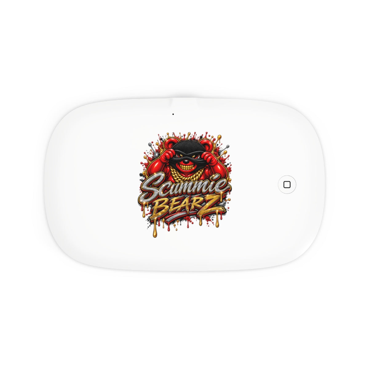 UV Phone Sanitizer and Wireless Charging Pad-RED/YELLOW MASK LOGO-SCUMMIEBEARZ™
