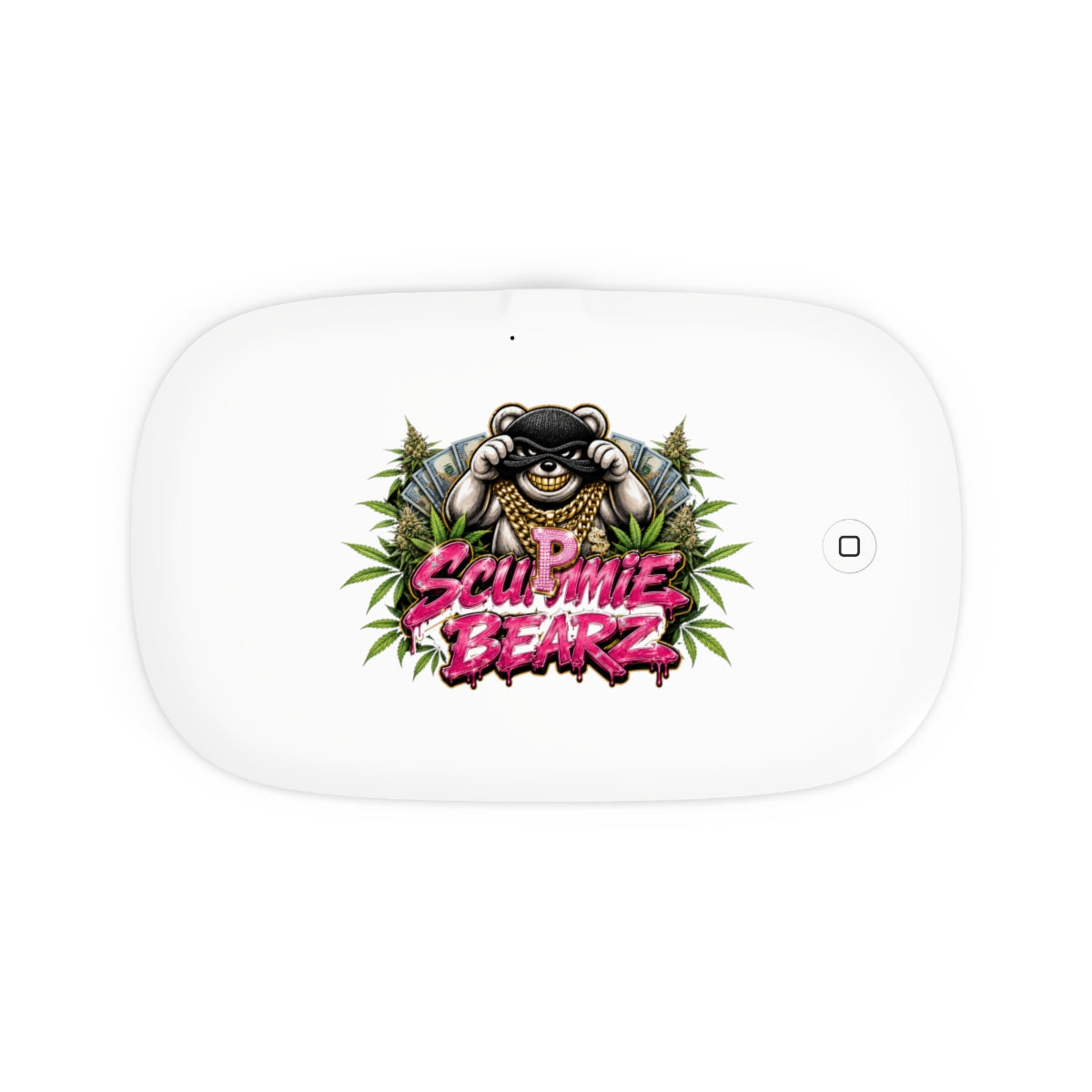 UV Phone Sanitizer and Wireless Charging Pad-WEED MASK LOGO-SCUMMIEBEARZ™️