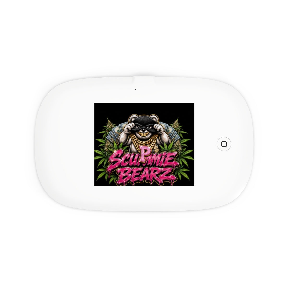 UV Phone Sanitizer and Wireless Charging Pad-WEED MASK LOGO-SCUMMIEBEARZ™️